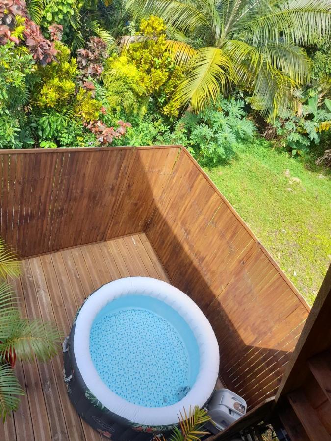 Charmant Chalet Avec Jacuzzi, L'Ile O Vert Saint-Philippe Esterno foto
